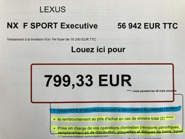 LEXUS NX 450H+ 4WD F SPORT Executive  