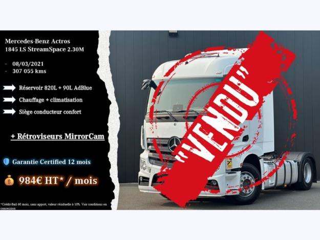 MERCEDES-BENZ Actros Tracteur 4x2 1845  