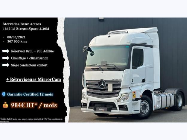 MERCEDES-BENZ Actros Tracteur 4x2 1845  