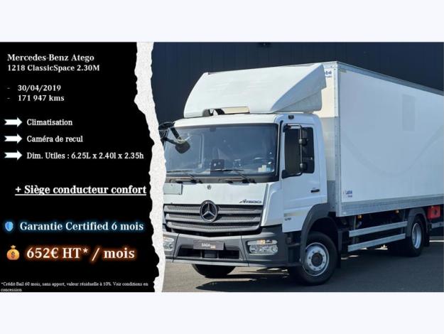 MERCEDES-BENZ Atego Porteur 4x2 1218  