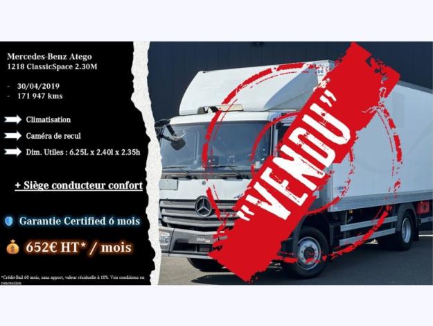 MERCEDES-BENZ Atego Porteur 4x2 1218  