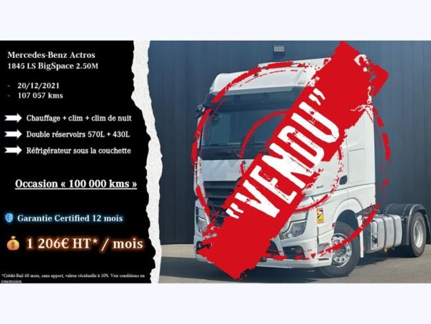 MERCEDES-BENZ Actros Tracteur 4x2 1845  
