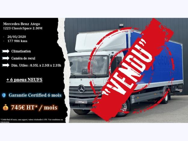 MERCEDES-BENZ Atego Porteur 4x2 1218  