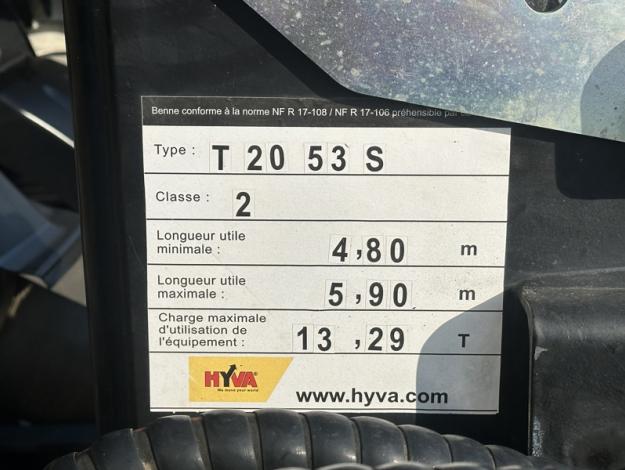 MERCEDES-BENZ Arocs 2643 6x4  ClassicSpace Bras Hyva  