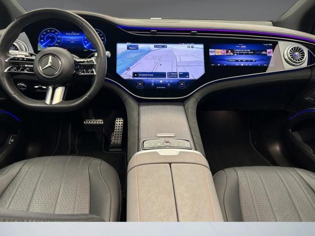 MERCEDES-BENZ EQS SUV 450 4MATIC SUV AMG Line  Gris Alpin / Hyperscreen