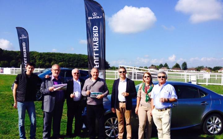 Courses hippiques à l'hippodrome de Tours