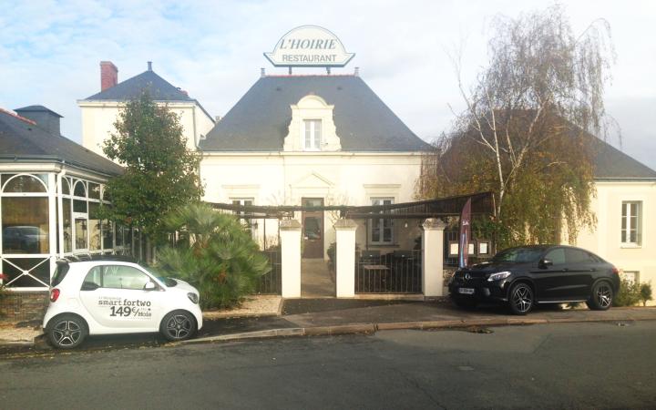 Partenariat avec le restaurant L'Hoirie à Angers