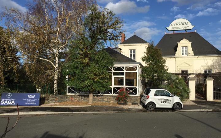 Partenariat avec le restaurant L'Hoirie à Angers