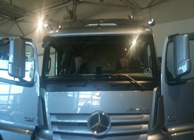 Découverte du nouvel Actros à Stuttgart en Allemagne