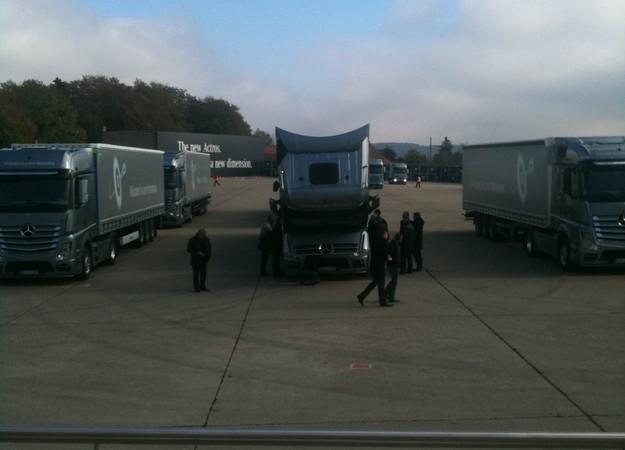 Découverte du nouvel Actros à Stuttgart en Allemagne