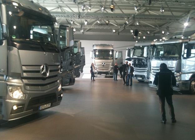 Découverte du nouvel Actros à Stuttgart en Allemagne