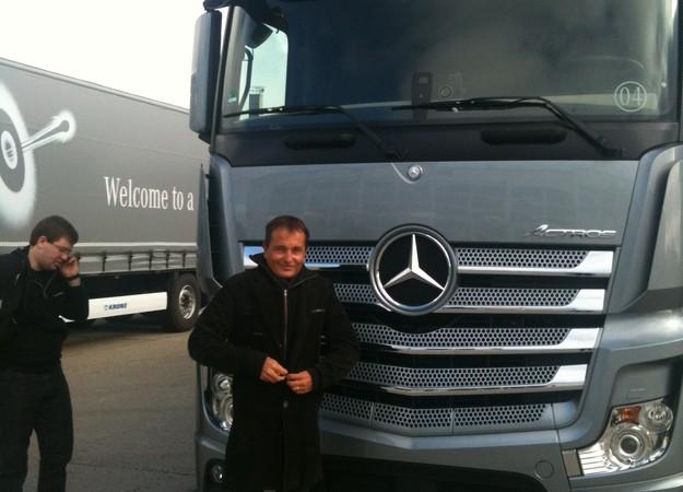 Découverte du nouvel Actros à Stuttgart en Allemagne