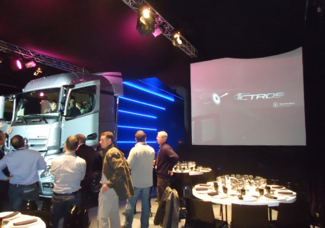 Présentation du Nouvel Actros à Satory