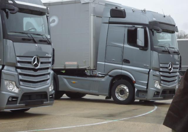 Présentation du Nouvel Actros à Satory