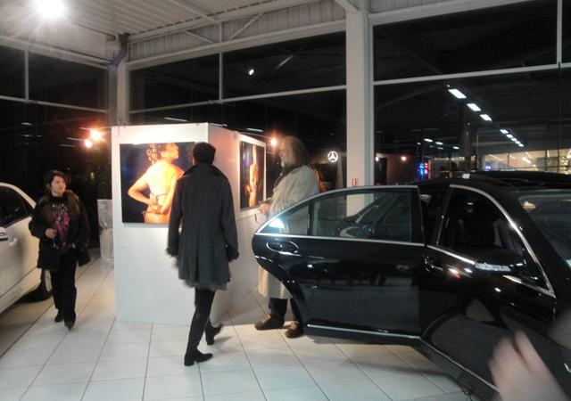 Vernissage de l'exposition Mercedes Metal