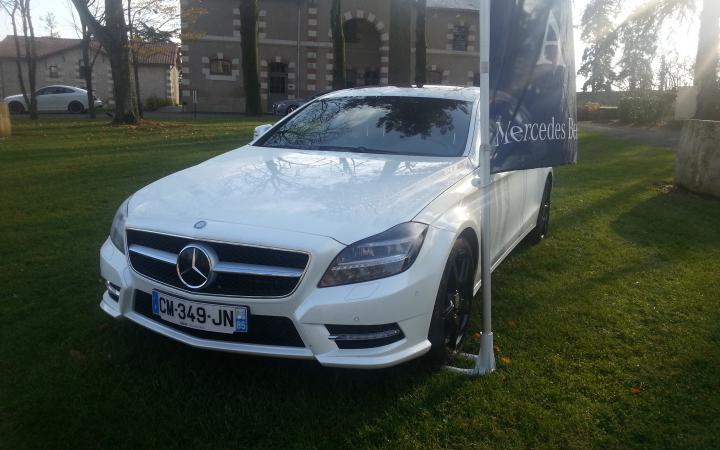 Essais du CLS Shooting Brake au Château de la Barbinière