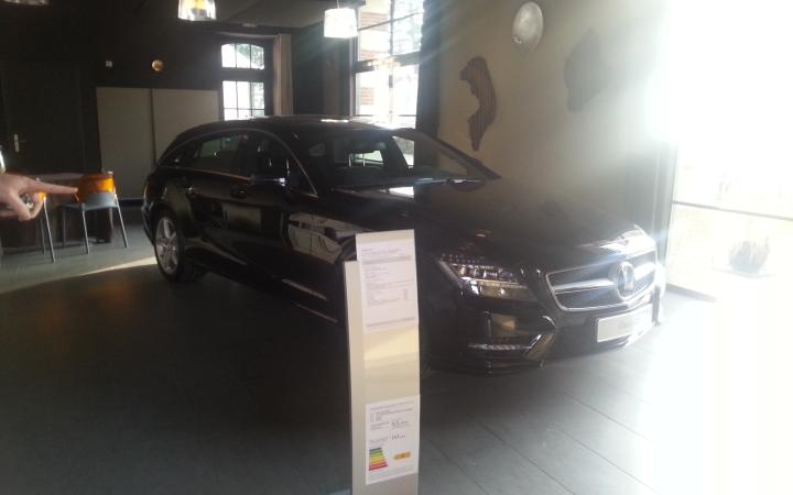 Essais du CLS Shooting Brake au Château de la Barbinière