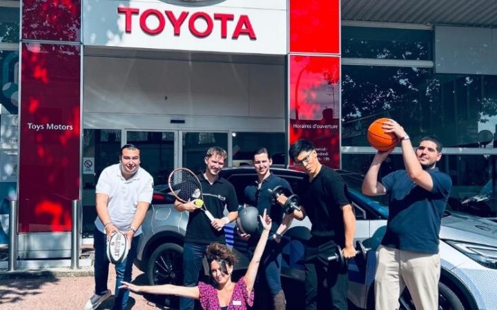 Les équipes Toys Motors soutiennent les athlètes Français Olympiques !