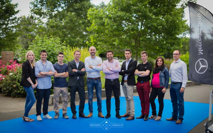 Présentation des cabriolets à Saumur