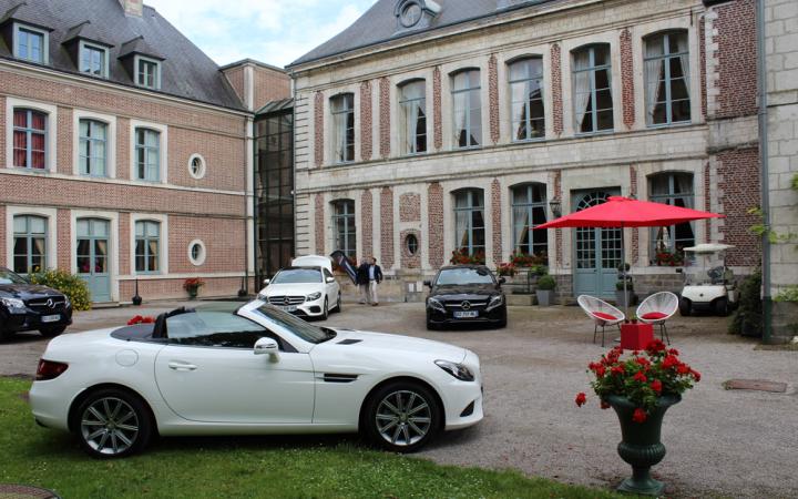 Présentation des cabriolets au Domaine de la Chartreuse