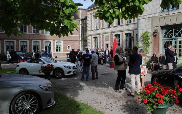 Présentation des cabriolets au Domaine de la Chartreuse