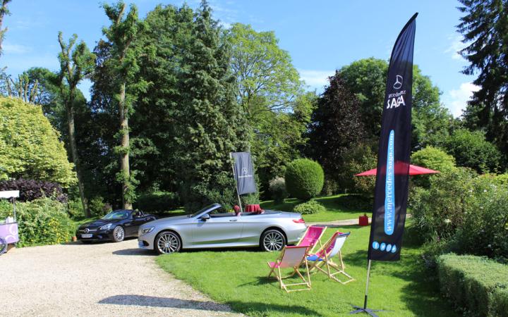 Présentation des cabriolets au Château de Hendecourt