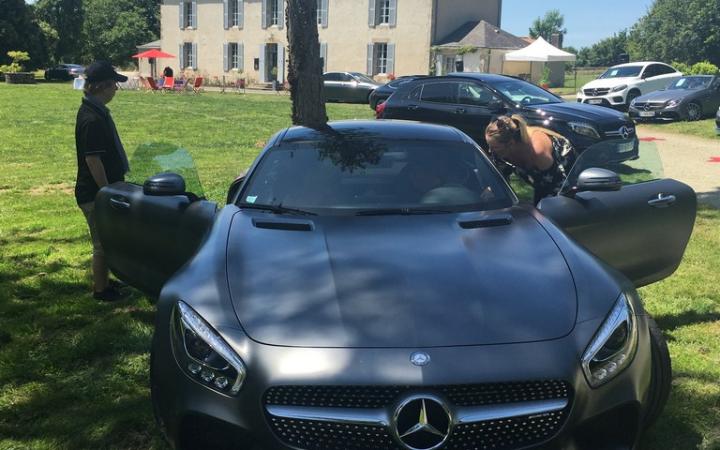 Présentation des cabriolets au Domaine de la Cantinière