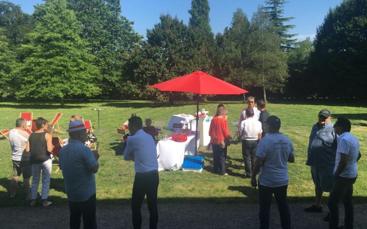 Présentation des cabriolets au Domaine de la Cantinière