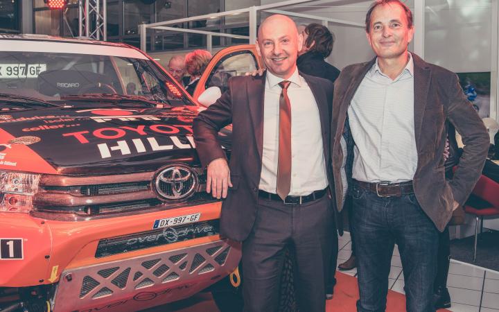 Le Havre : C-HR et Hilux Dakar 2017