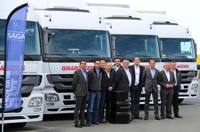 Livraison de 25 camions GIRARD AGEDISS