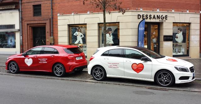 La Saint Valentin avec SAGA Mercedes et Dessanges Valenciennes