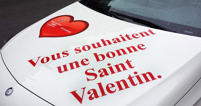 La Saint Valentin avec SAGA Mercedes et Dessanges Valenciennes