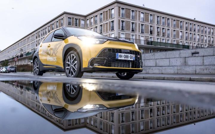 La nouvelle Toyota Aygo X en balade au Havre