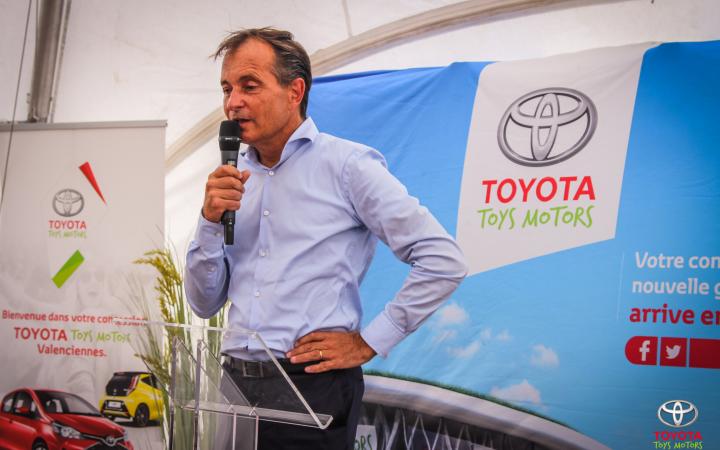 Toys Motors Valenciennes : Pose de la première pierre
