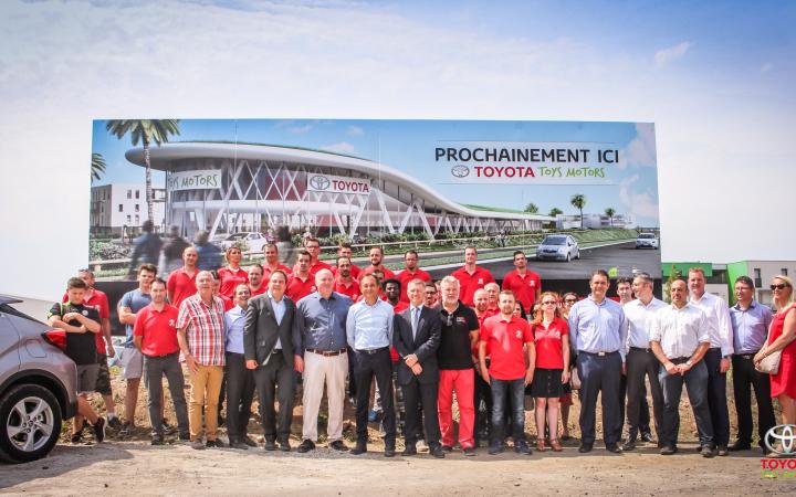 Toys Motors Valenciennes : Pose de la première pierre