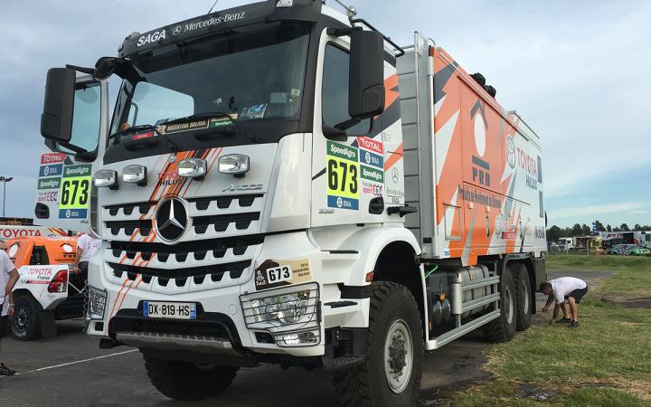 Mercedes-Benz Arocs au Dakar 2018