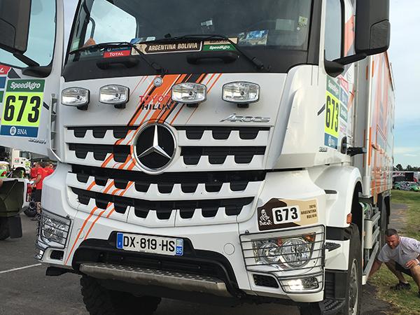 Mercedes-Benz Arocs au Dakar 2018