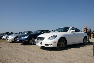 Sortie LEXUS SC sur l'ile de Ré