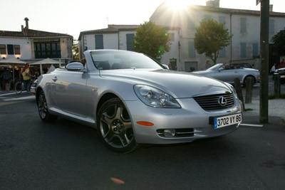 Sortie LEXUS SC sur l'ile de Ré