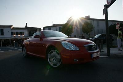 Sortie LEXUS SC sur l'ile de Ré