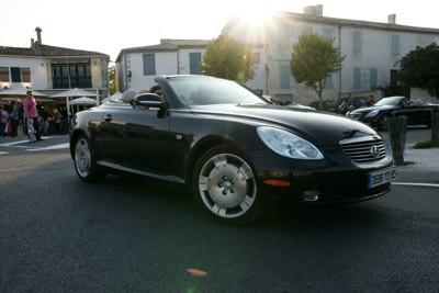 Sortie LEXUS SC sur l'ile de Ré