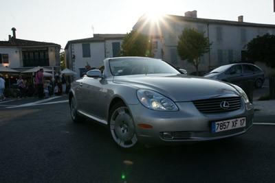Sortie LEXUS SC sur l'ile de Ré