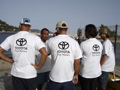 L'équipe Sablaise 3ème sur la Course Internationale de Pirogues à Toulon!