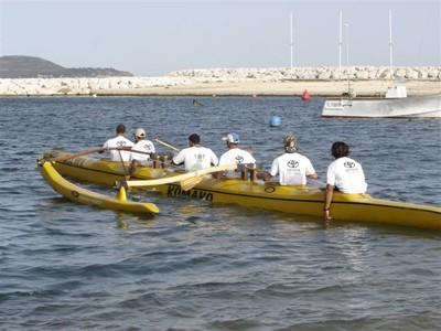 L'équipe Sablaise 3ème sur la Course Internationale de Pirogues à Toulon!