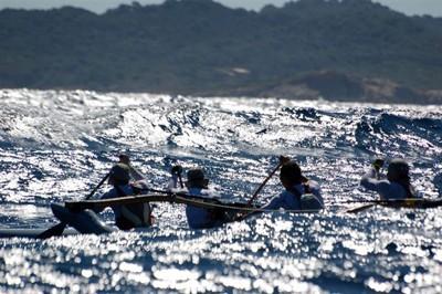 L'équipe Sablaise 3ème sur la Course Internationale de Pirogues à Toulon!