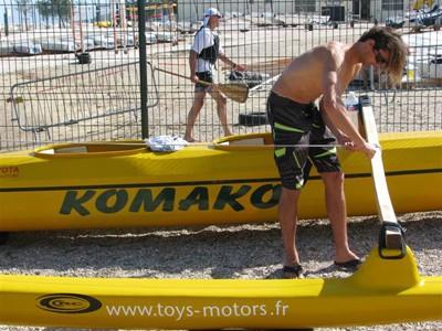 L'équipe Sablaise 3ème sur la Course Internationale de Pirogues à Toulon!