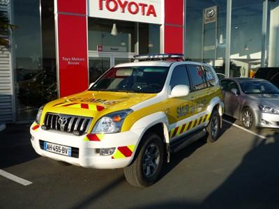 TOYOTA Toys Motors Royan (17) équipe le SMUR de Blaye