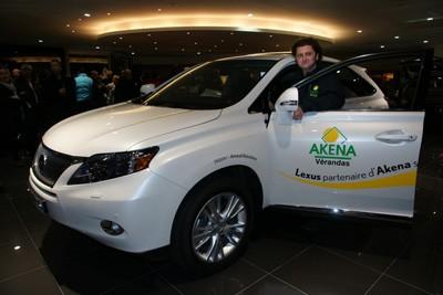 Soirée Lexus La Roche sur Yon de remise des clefs des RX450h Akena