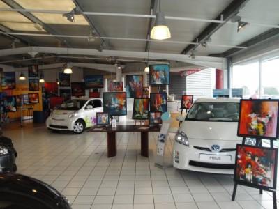 Toyota Toys Motors Royan (17) Saintes(17 et Cognac (16)exposent F. Barbin Lecrevisse- Thierry Landon- Bernard Aubert et Bernard