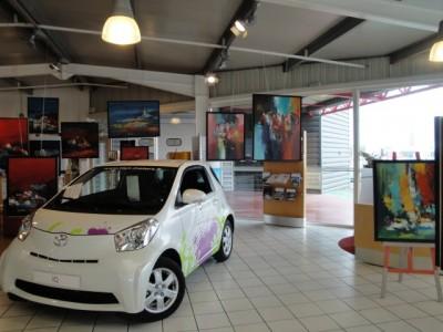 Toyota Toys Motors Royan (17) Saintes(17 et Cognac (16)exposent F. Barbin Lecrevisse- Thierry Landon- Bernard Aubert et Bernard